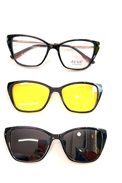 Avva 201 C1 Polarized&Anti-Glare Clip-On Women's Sunglasses