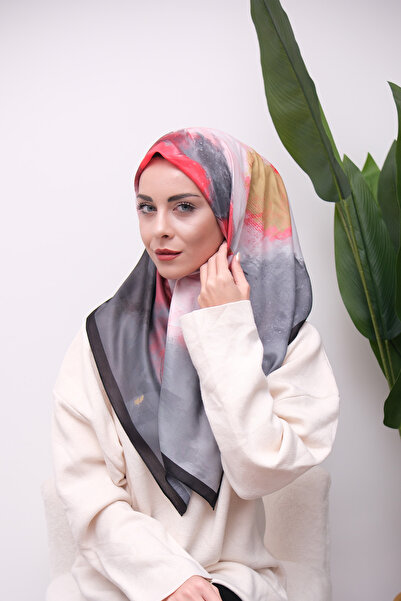 49eyşanipek وشاح ناعم رقمي بنمط مختلط ملون