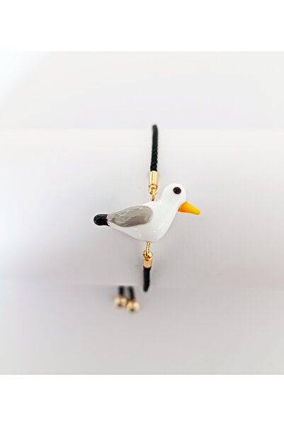 ADAMODART Seagull Murano Glass Beaded Bracelet