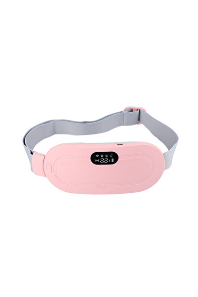 ambrasmart Aparat incalzire si masaj lombar Ambrasmart, roz, curea abdominala...