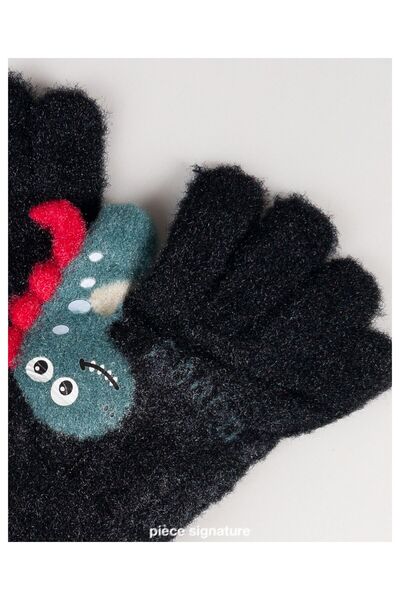 PIECE SIGNATURE Soft, Nylon Children's Gloves (4-8 Years) (95% Nylon 5% Spandex)