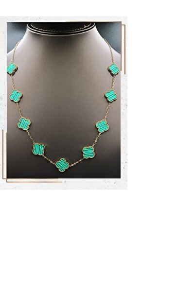 Klif Van Cleef & Arpels women's gold-plated stainless steel necklace