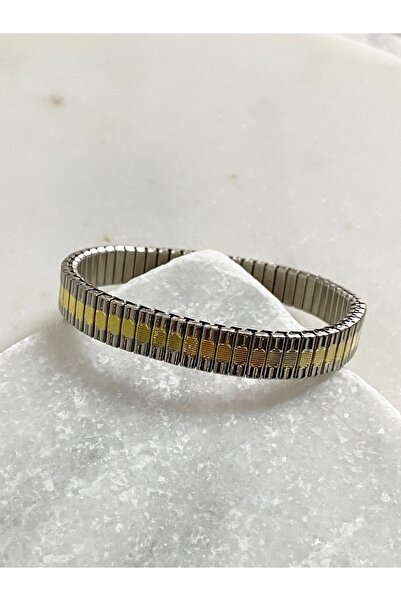 By Selen Suyolcu Steel Elastic Bracelet