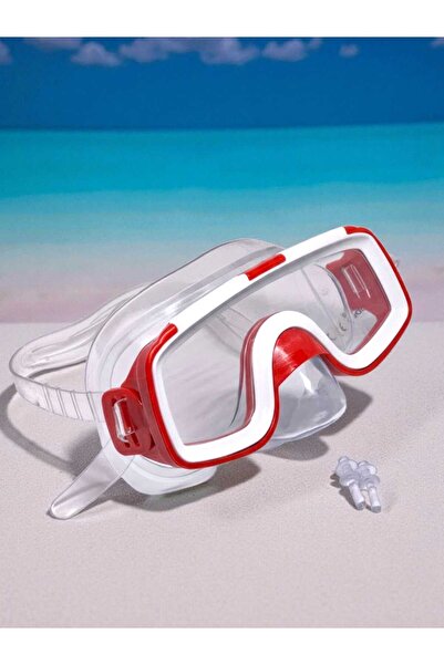 Fidan oyuncak Çocuk Yüzücü Maskesi ve Kulak Tıkacı Seti – Vakumlu Koruma, Su Geçirmez