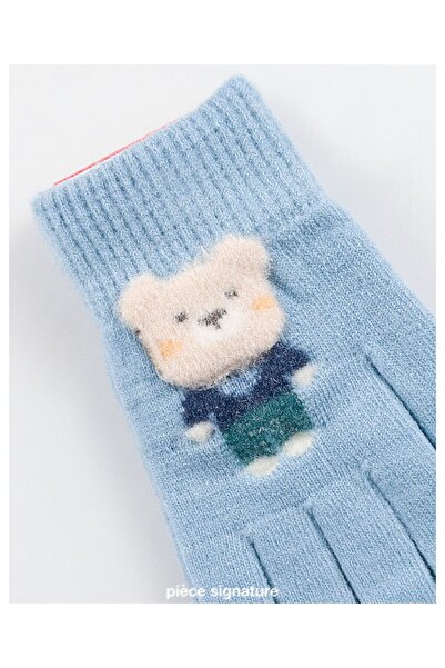PIECE SIGNATURE 95% ACRILIC 5% ELASTAN, Mănuși pentru băieți (4-8 ani)