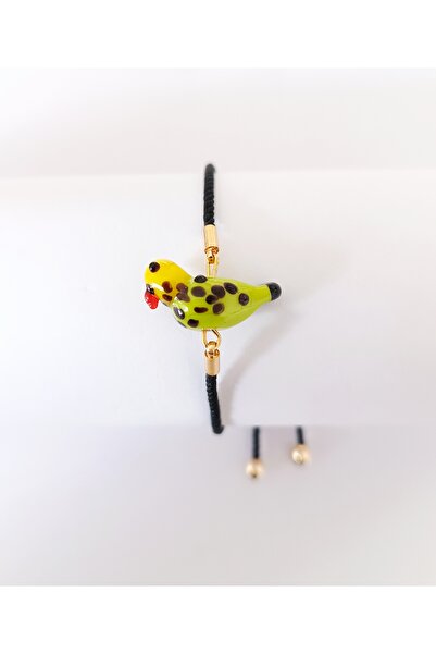 ADAMODART سوار من خرز زجاج مورانو على شكل طائر الحب