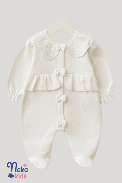 Naka Concept 10 Piece Baby Girl Hospital Discharge Set with Bow – 100% Cotton