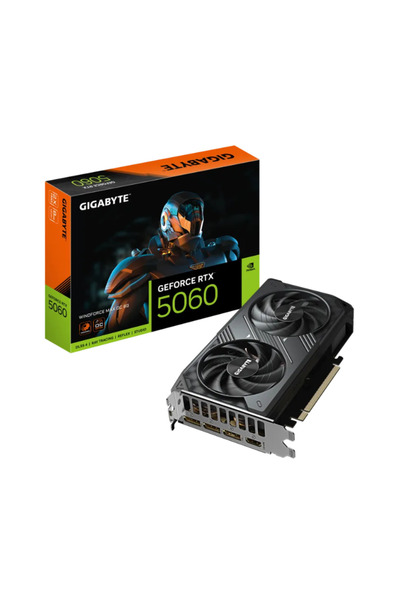 Gigabyte GV-N5060 WF2 MAX OC-8GD GeForce RTX 5060 8GB Graphics Card