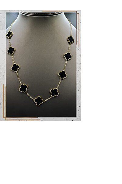 Klif Van Cleef & Arpels women's gold-plated stainless steel necklace