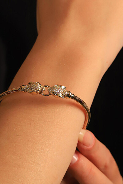 GÜLENLER ALTIN 14 Ayar Altın Körüklü Aslan kelepçe