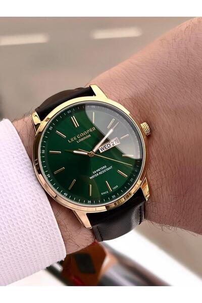 Lee Cooper Italian Design Bracelet Gift 2 Years Warranty 5 Atm Men's Wristwatch Elc.08235.172