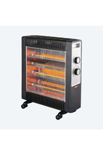 Koolen Kolin Decorative Heater 2200W, 4 Tubes, Black & Silver