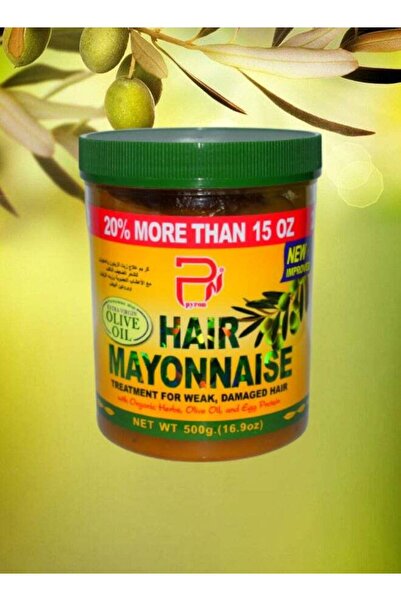 PYRON علاج المايونيز للشعر الضعيف والتالف بزيت الزيتون 500 جرام