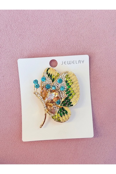 BETTY Kelebekli Broş