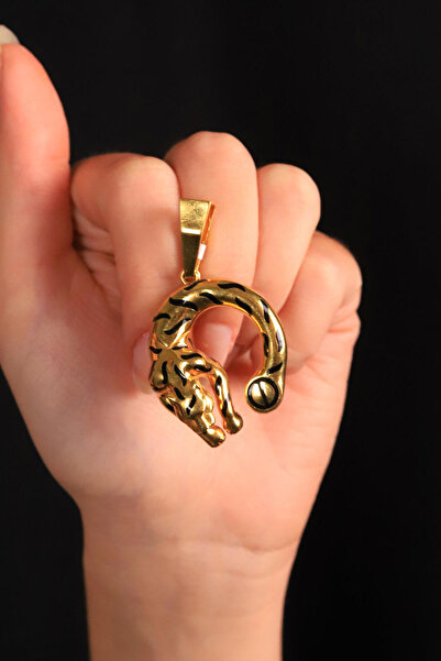 GÜLENLER ALTIN 22 Ayar Altın Kaplan Kolye Ucu