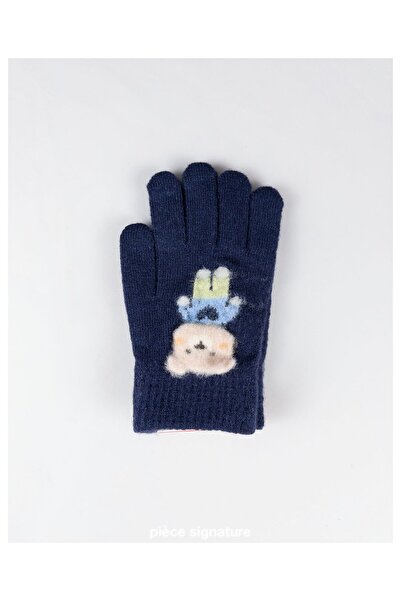 PIECE SIGNATURE 95% Acrylic 5% Elastane, Boys' Gloves (Age 4-8)