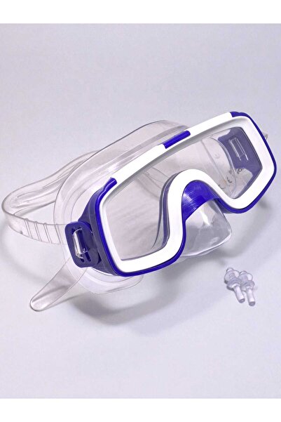 Fidan oyuncak مجموعة قناع السباحة للأطفال وسدادات الأذن - حماية مفرغة من الهو...