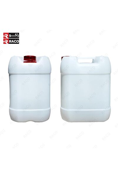 Raco Jerry Can Type Plastic Canister with Red Tamper-Evident Cap, 20 Litre