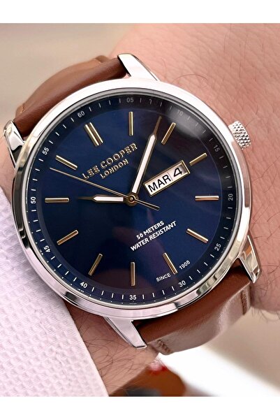 Lee Cooper Italian Design Bracelet Gift 2 Years Warranty 5 Atm Men's Wristwatch Elc.08235.394