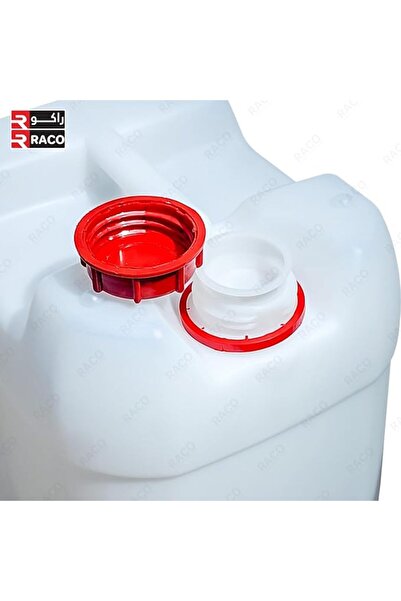 Raco Jerry Can Type Plastic Canister with Red Tamper-Evident Cap, 20 Litre