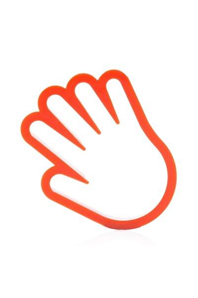 Suck UK Formă de tăiat biscuiți manuală - plastic, roșie, 11 x 9 x 1,4 cm