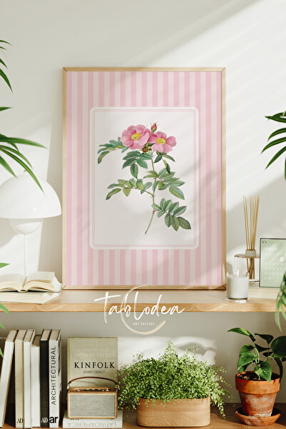 tablodea Pictură cu poster înrămat cu flori minimaliste TD, pictură decorativ...