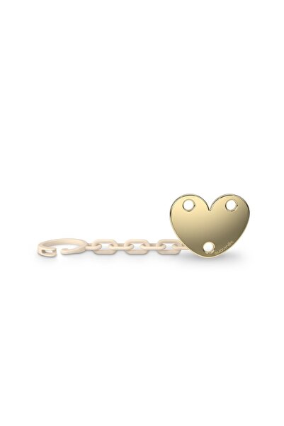 Suavinex Pacifier chain with clips, heart, Spread Joy,