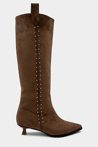 LAMİNTA Entela Bitter Brown Suede Trock Suede Boots