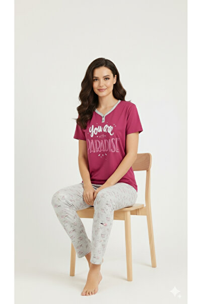 TIPTOPKSA YOU ARE PRADIES Women's Cotton Pajama Set