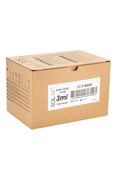 SOL-M 100 3 ml medical syringes without needle