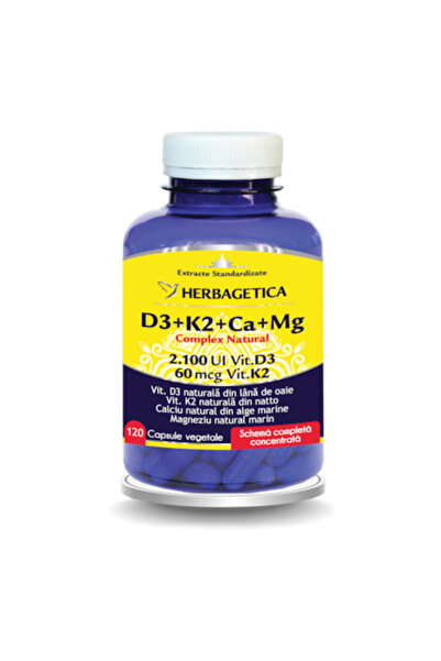 herbagetica Supliment alimentar Detrix Complex, 120 comprimate vegetale