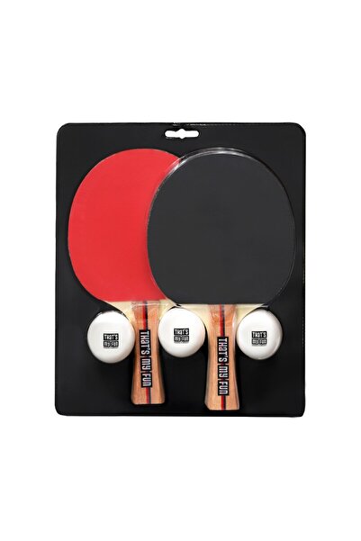 Papirüs Kırtasiye Masa Tenis Raketi Seti A Kalite ve Pinpon Topu Hediyeli