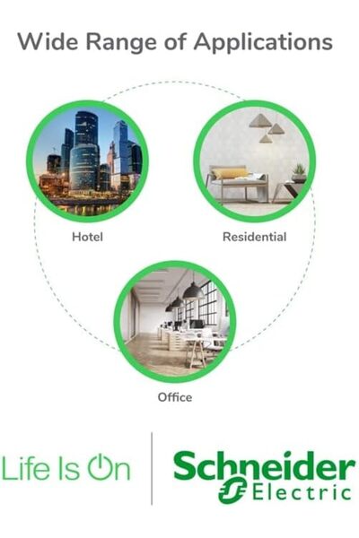 Schneider Electric AvatarOn E8332L2 Two Gang Two Way Switch 16Amps 250V (Gold Hairline)