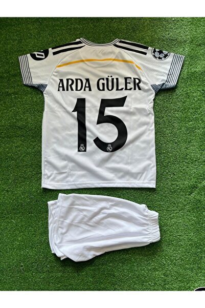 formaruh REAL.MADRİD. ARDAA.GÜLERR. 25/26 SEZON YENİ ÇOCUK FORMA TAKIMI 4 PARÇA