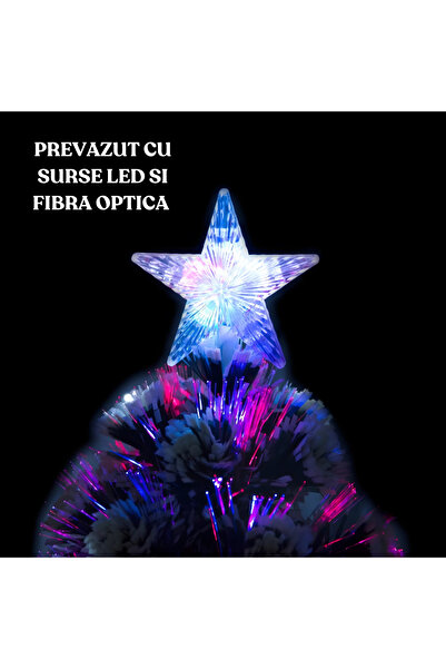 HYT Τεχνητό Χριστουγεννιάτικο Δέντρο 180 cm, RGB LED, Οπτικές Ίνες, Πράσινο