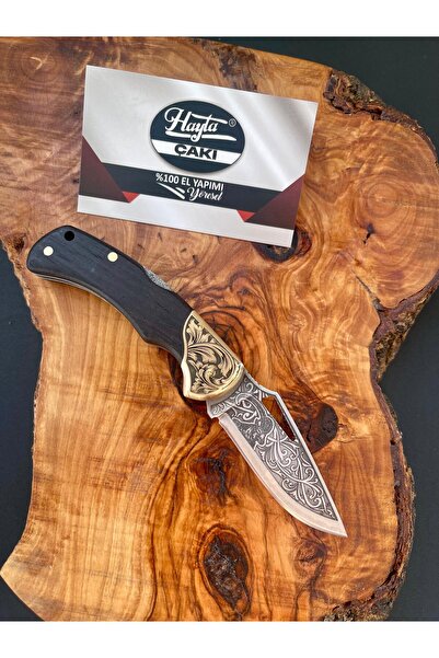 haytacaki HAYTA ÇAKI El yapımı Özel Gravürlü 15cm Yelkenli Kamp Çakısı