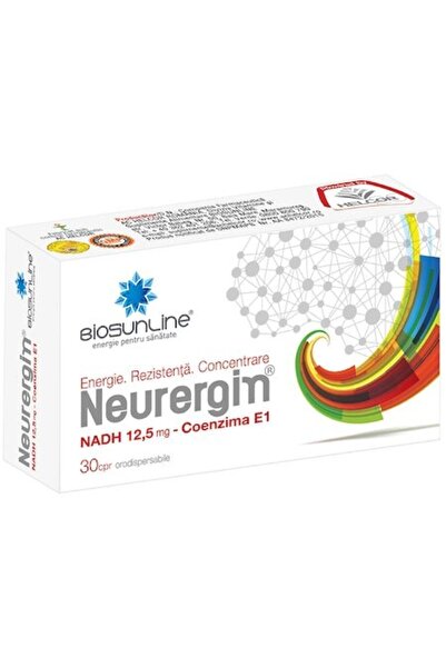 BioSunLine Supliment alimentar Neurergin, BioSunLine, 30 de comprimate