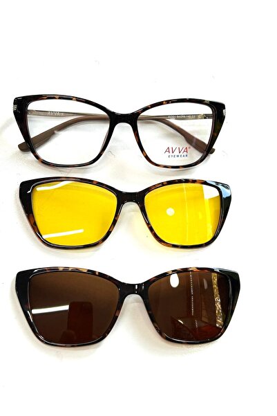 Avva 201 C2 Polarized&Anti-Glare Clip-On Women's Sunglasses