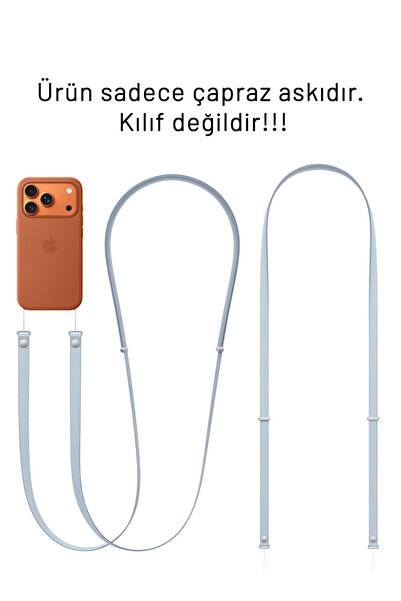 Nezih Case iPhone 17 Serisiyle Uyumlu Çapraz Telefon Askısı (Sadece Açıklamad...