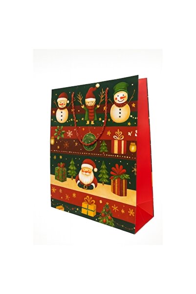 OEM Christmas Gift Bag - Premium Festive Design with Santa Claus, Cardboard, ...
