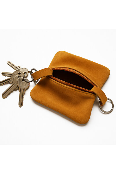 HBS 100% Real Leather Coin Purse and Keychain