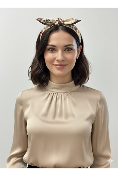 tarzınısec Шарф-бандана «Квіткова витонченість» – Estascarf 100x9 см