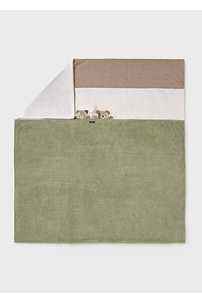 MAYORAL 90X80 cm Winter Baby Velvet Blanket – Soft & Warm Green Std