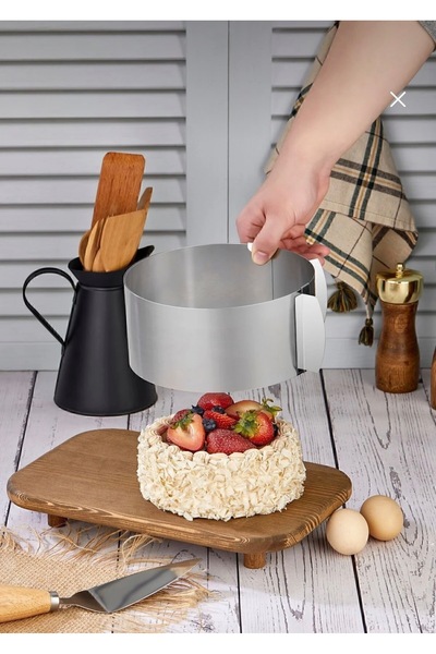 cc bin shihon Professional Adjustable Round Cake and Dessert Pan Adjustable Round Cake and Dessert Pan