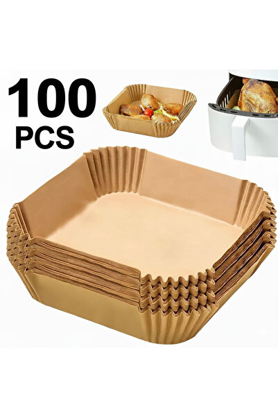 RELAXY Air Fryer Disposable Paper Liner, Air Fryer Liners Square, 20*20*4.5 Square