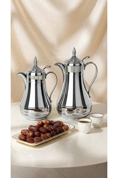 Generic طقم ترامس بتصميم ملكي 1لتر مثالي للضيافة والمناسبات