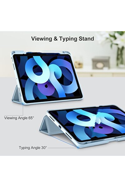 007 iPad Air 11" Case (6th gen M2 2024 / 5th & 4th 10.9" 2022/2020) — Auto Sleep/Wake, Tri-fold Stand,