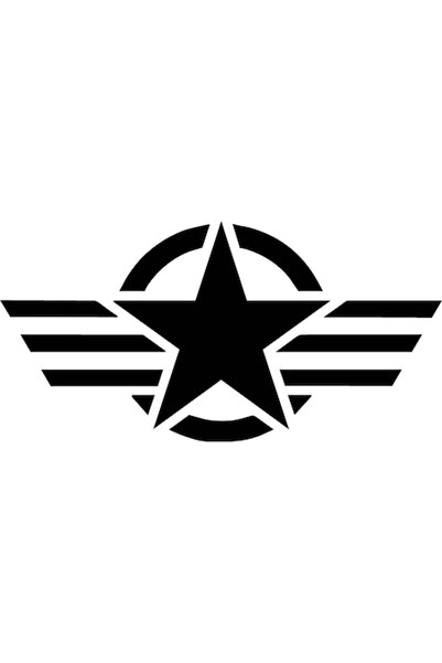 Oracal Sticker auto "U.S army stea'', 20x10cm, negru