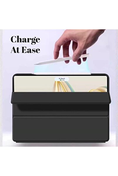 007 Vurtboly Tri-Fold Slim Shockproof TPU Case for Huawei MatePad Pro 12.2 (2024) - Black