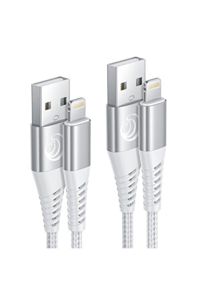 Aioneus كابل شاحن iPhone طويل بطول 3 أمتار، قطعتين، USB A إلى Lightning، معتم...
